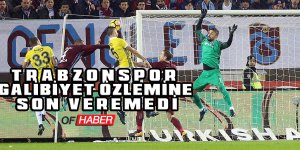 Trabzonspor, Galibiyet Özlemine Son Veremedi